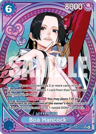 Boa Hancock (SP) (EB03-026) - Extra Booster: One Piece Heroines Edition - Single Cards