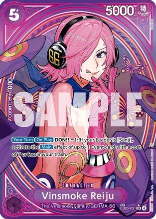 Vinsmoke Reiju (SP) (EB03-031) - Extra Booster: One Piece Heroines Edition - Single Cards