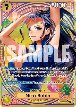 Nico Robin - 055 (SP) (EB03-055) - Extra Booster: One Piece Heroines Edition - Single Cards