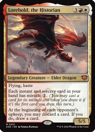 FOIL Lorehold, the Historian (SOS-201) - Secrets of Strixhaven - Magic The Gathering - Single Cards