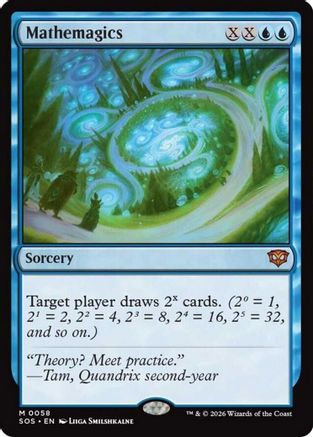 FOIL Mathemagics (SOS-058) - Secrets of Strixhaven - Magic The Gathering - Single Cards