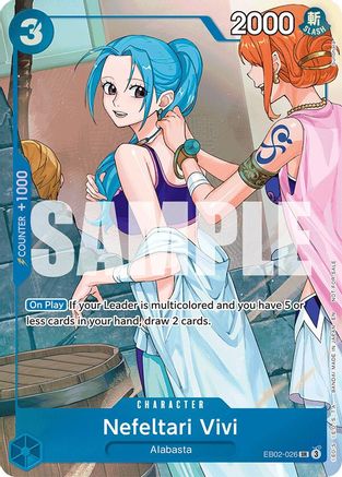 Nefeltari Vivi - EB02-026 (EB02-026) - Extra Booster: One Piece Heroines Edition - Single Cards