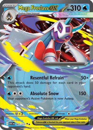 Mega Froslass ex - 047/217 47 - ME Ascended Heroes Holofoil - Single Cards
