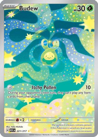 Budew - 221/217 221 - ME Ascended Heroes Holofoil - Single Cards