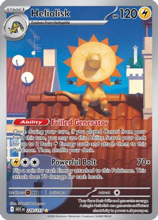 Heliolisk - 229/217 229 - ME Ascended Heroes Holofoil - Single Cards