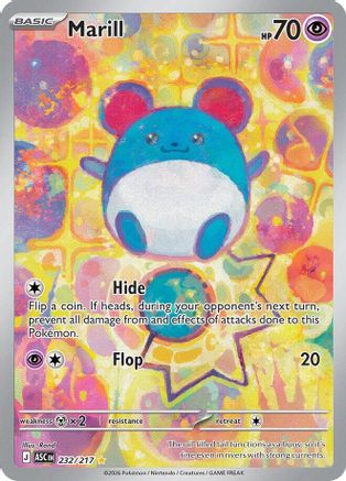 Marill - 232/217 232 - ME Ascended Heroes Holofoil - Single Cards