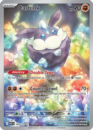 Carbink - 242/217 242 - ME Ascended Heroes Holofoil - Single Cards
