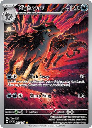 Mightyena - 243/217 243 - ME Ascended Heroes Holofoil - Single Cards