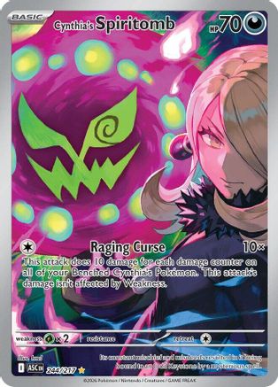Cynthia's Spiritomb - 244/217 244 - ME Ascended Heroes Holofoil - Single Cards