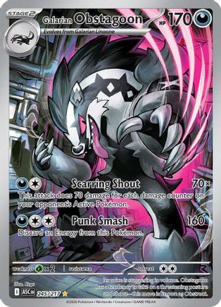 Galarian Obstagoon - 245/217 245 - ME Ascended Heroes Holofoil - Single Cards