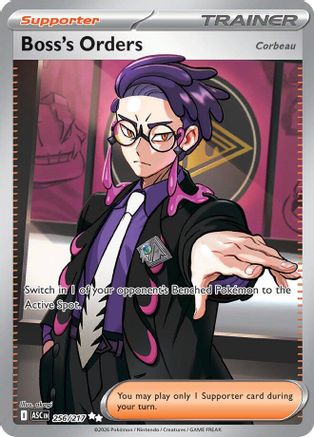 Boss's Orders [Corbeau] - 256/217 256 - ME Ascended Heroes Holofoil - Single Cards