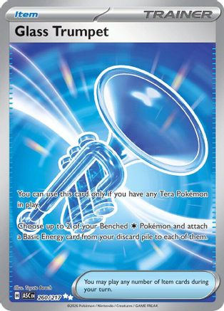 Glass Trumpet - 260/217 260 - ME Ascended Heroes Holofoil - Single Cards