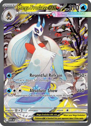 Mega Froslass ex - 275/217 275 - ME Ascended Heroes Holofoil - Single Cards