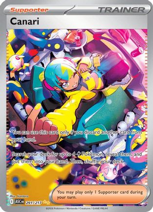 Canari - 291/217 291 - ME Ascended Heroes Holofoil - Single Cards