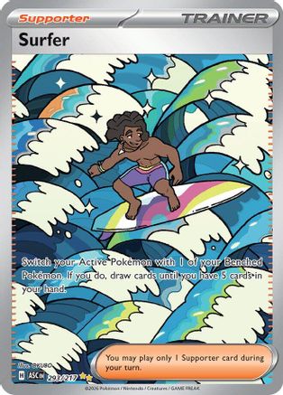 Surfer - 293/217 293 - ME Ascended Heroes Holofoil - Single Cards