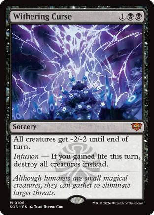 Withering Curse (SOS-105) - Secrets of Strixhaven - Magic The Gathering - Single Cards