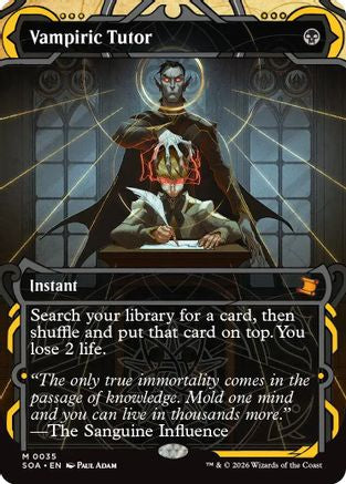 Vampiric Tutor (SOA-035) - Secrets of Strixhaven: Mystical Archive - Magic The Gathering - Single Cards