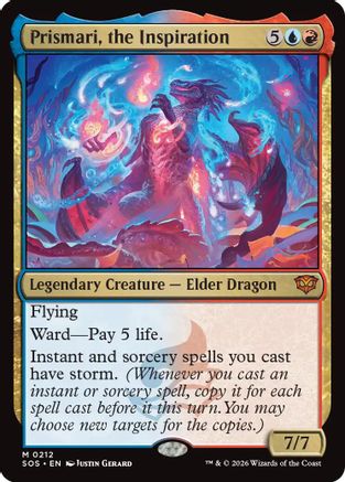 FOIL Prismari, the Inspiration (SOS-212) - Secrets of Strixhaven - Magic The Gathering - Single Cards