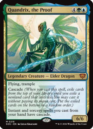 Quandrix, the Proof (SOS-218) - Secrets of Strixhaven - Magic The Gathering - Single Cards