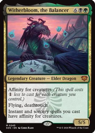 Witherbloom, the Balancer (SOS-245) - Secrets of Strixhaven - Magic The Gathering - Single Cards