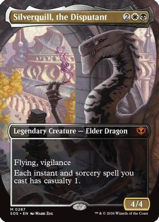 Silverquill, the Disputant (Borderless) (SOS-287) - Secrets of Strixhaven - Magic The Gathering - Single Cards