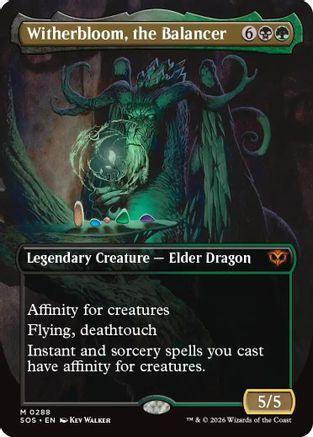 FOIL Witherbloom, the Balancer (Borderless) (SOS-288) - Secrets of Strixhaven - Magic The Gathering - Single Cards