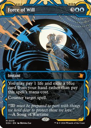 Force of Will (SOA-019) - Secrets of Strixhaven: Mystical Archive - Magic The Gathering - Single Cards
