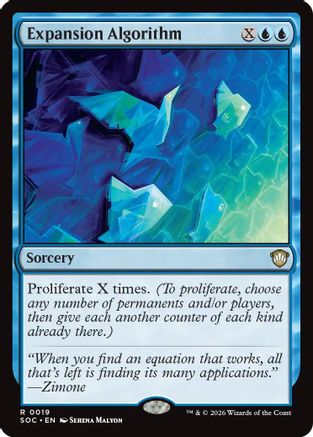 Expansion Algorithm (SOC-019) - Commander: Secrets of Strixhaven - Magic The Gathering - Single Cards