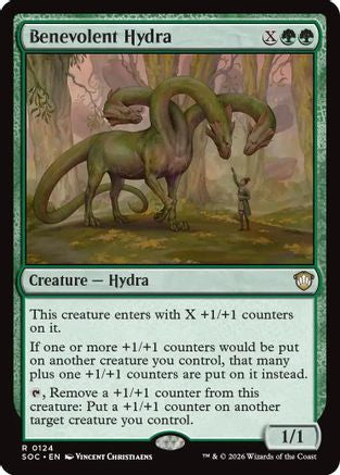 Benevolent Hydra (SOC-124) - Commander: Secrets of Strixhaven - Magic The Gathering - Single Cards