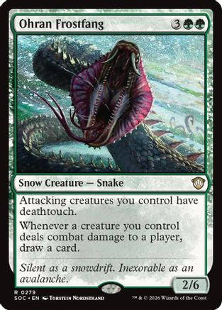 Ohran Frostfang (SOC-279) - Commander: Secrets of Strixhaven - Magic The Gathering - Single Cards