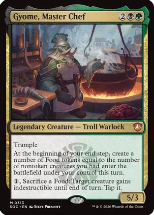 Gyome, Master Chef (SOC-313) - Commander: Secrets of Strixhaven - Magic The Gathering - Single Cards