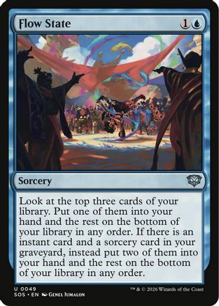 Flow State (SOS-049) - Secrets of Strixhaven - Magic The Gathering - Single Cards