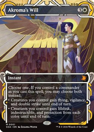 Akroma's Will (SOA-001) - Secrets of Strixhaven: Mystical Archive - Magic The Gathering - Single Cards