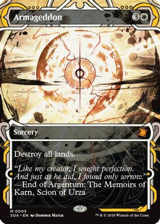 Armageddon (SOA-003) - Secrets of Strixhaven: Mystical Archive - Magic The Gathering - Single Cards