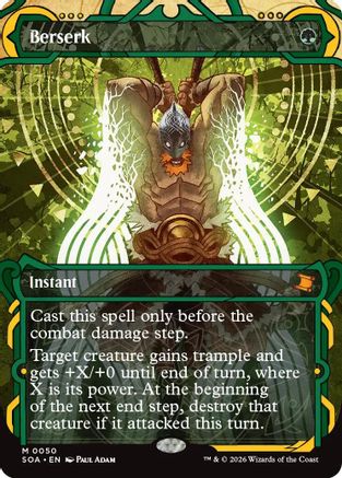 Berserk (SOA-050) - Secrets of Strixhaven: Mystical Archive - Magic The Gathering - Single Cards