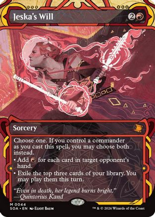 Jeska's Will (SOA-044) - Secrets of Strixhaven: Mystical Archive - Magic The Gathering - Single Cards