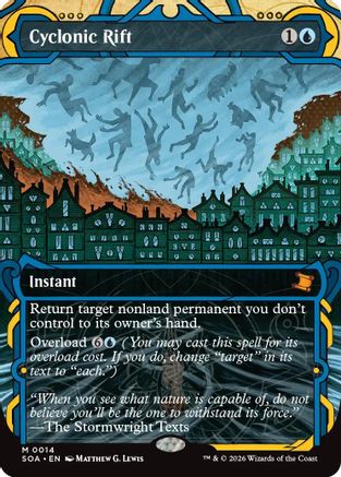 FOIL Cyclonic Rift (SOA-014) - Secrets of Strixhaven: Mystical Archive - Magic The Gathering - Single Cards