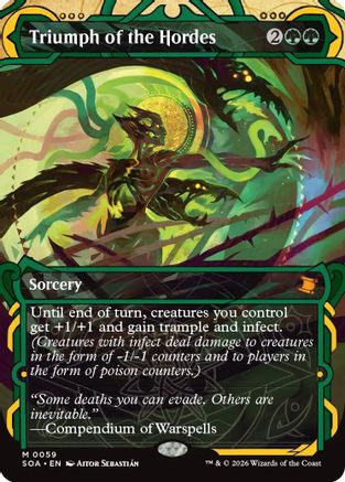 FOIL Triumph of the Hordes (SOA-059) - Secrets of Strixhaven: Mystical Archive - Magic The Gathering - Single Cards