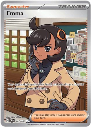 Emma - 107/086 107 - ME04 Chaos Rising Holofoil - Single Cards