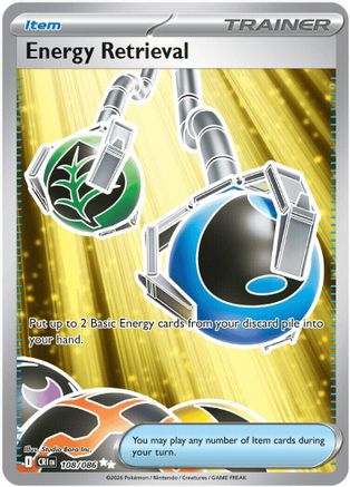 Energy Retrieval 108 - ME04 Chaos Rising Holofoil - Single Cards
