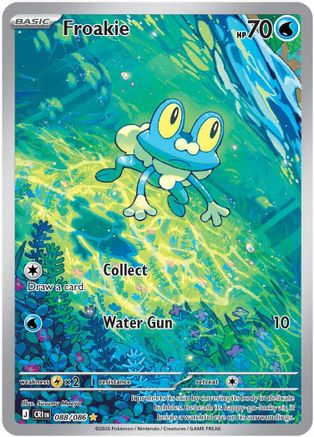 Froakie - 088/086 88 - ME04 Chaos Rising Holofoil - Single Cards