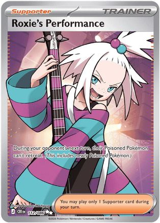 Roxie's Performance - 112/086 112 - ME04 Chaos Rising Holofoil - Single Cards