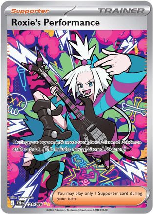 Roxie's Performance - 121/086 121 - ME04 Chaos Rising Holofoil - Single Cards