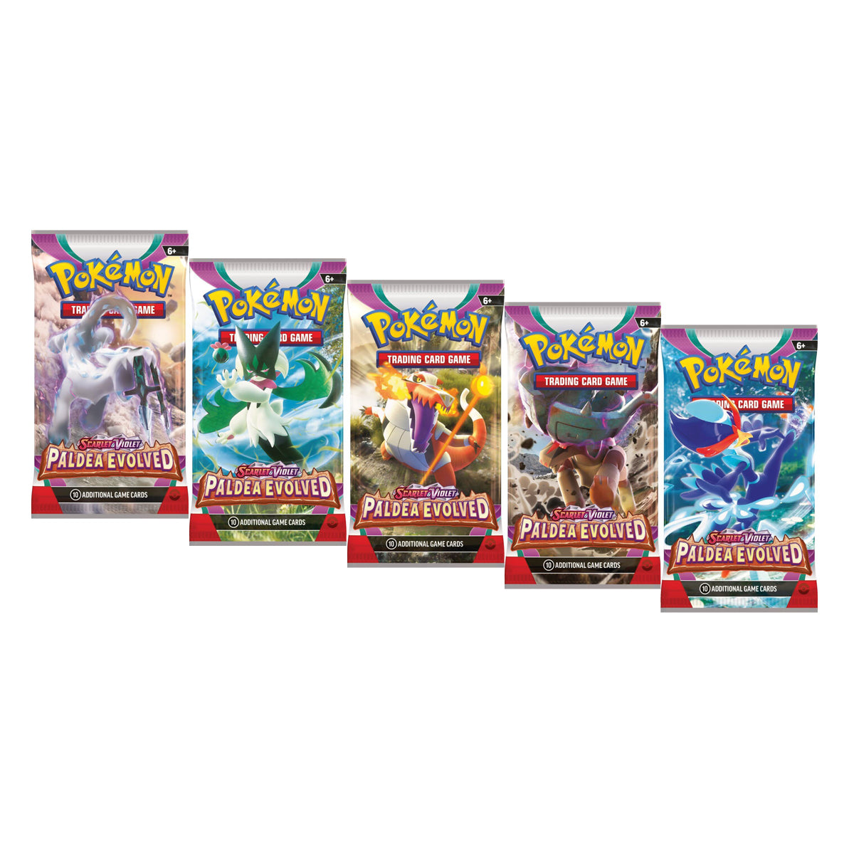 POKEMON TCG Scarlet & Violet Paldea Evolved Single Booster Pack - Trading Card Games - 6