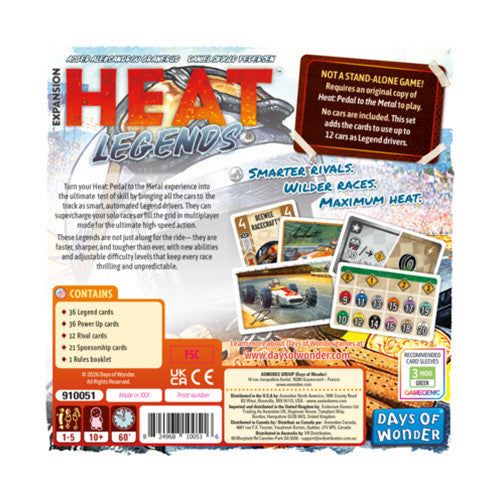 Heat Legends Expansion - Board Games - 3