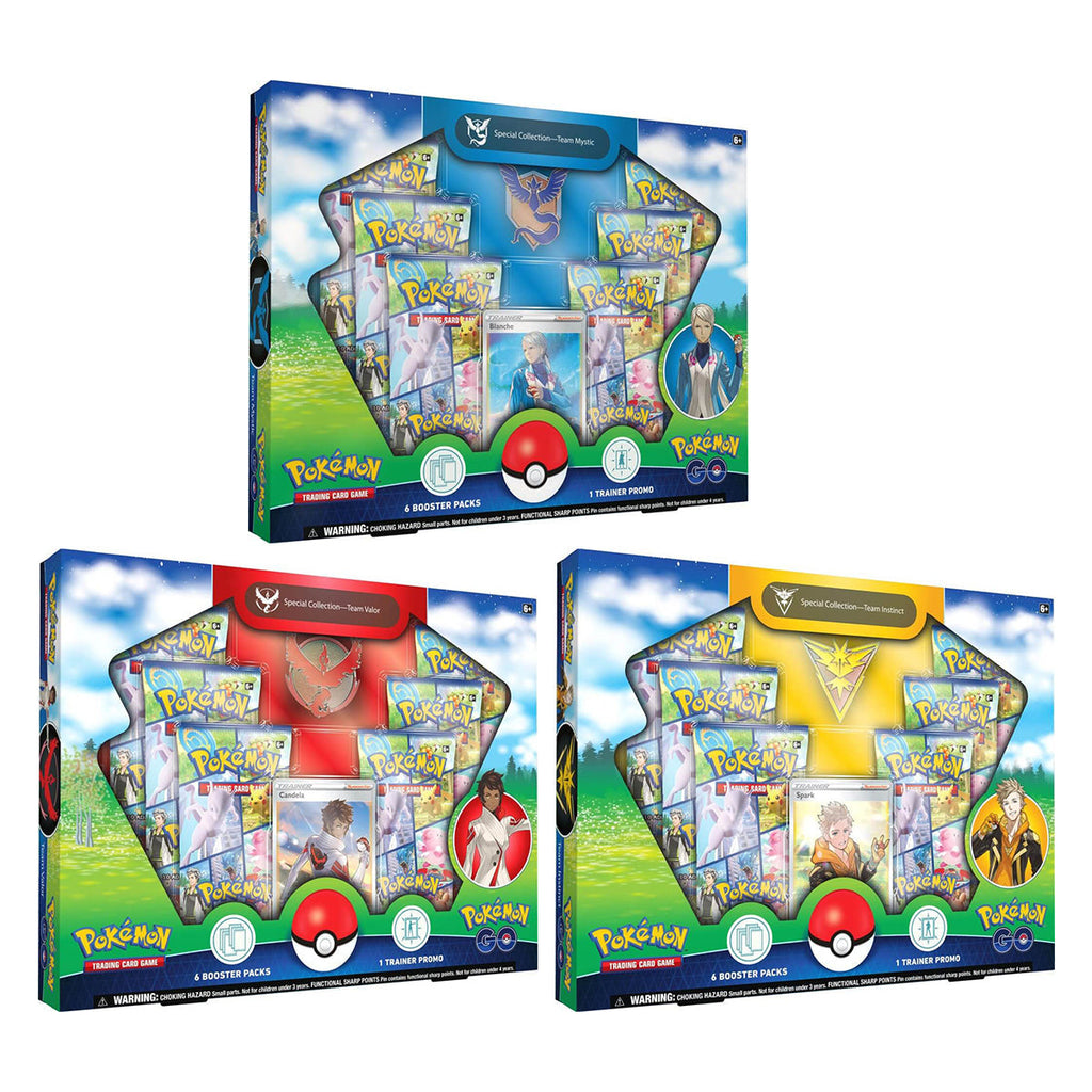 Pokemon GO Special Team Collections (Set of 3) POKEMON TCG - Trading Card Games