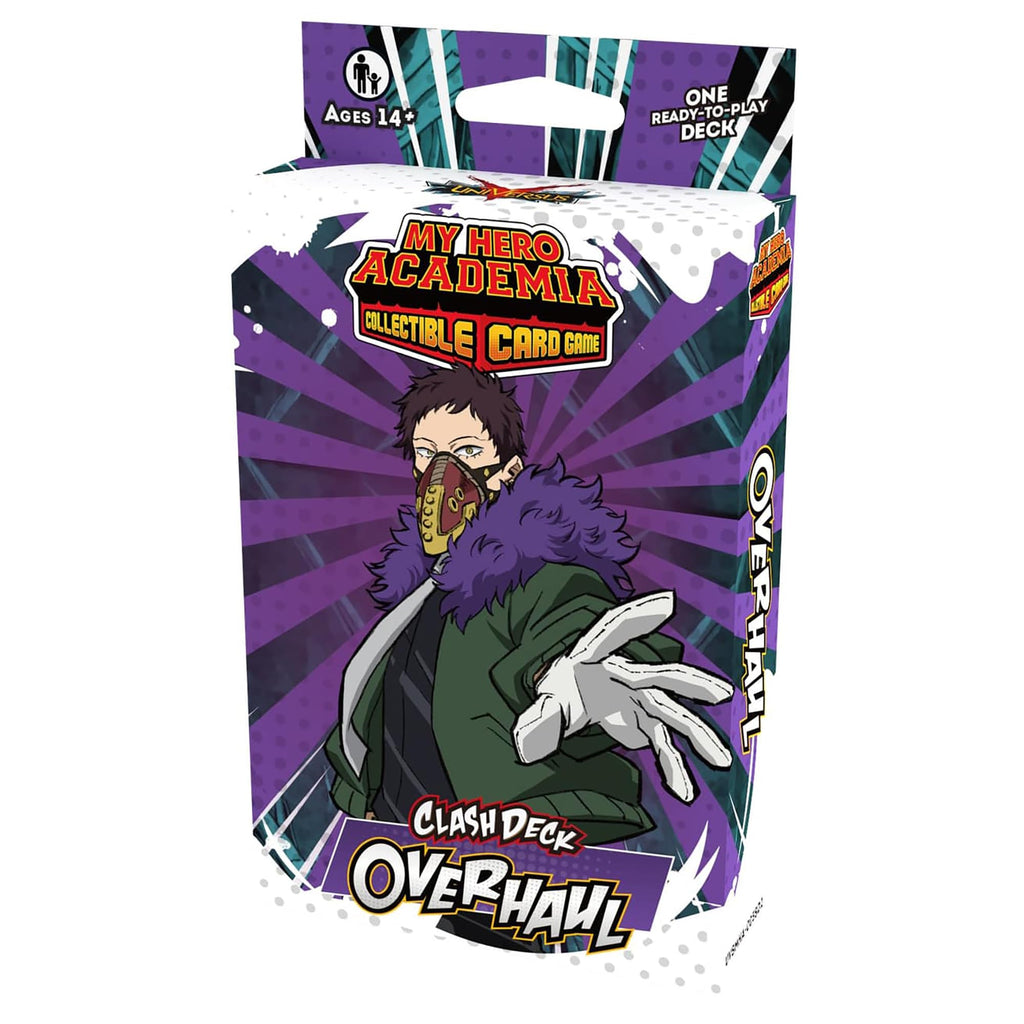 My Hero Academia Collectible Card Game Series 5: Clash Deck Overhaul - Ready to Play Out of The Box, 51 Card Deck & Playmat, MHA - 2