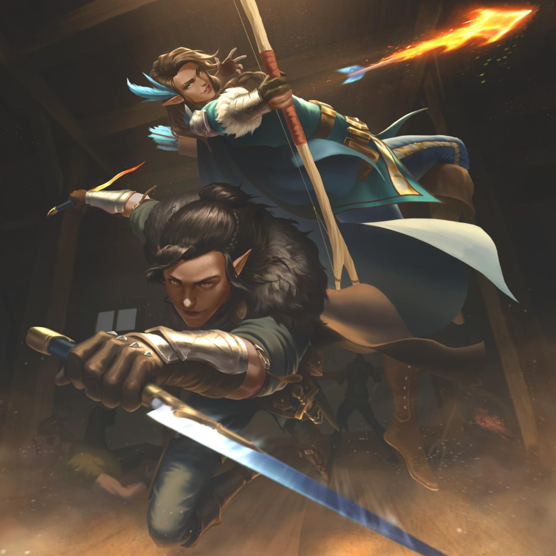 UVS Games UniVersus Critical Role - Arrows and Daggers Playmat - 2
