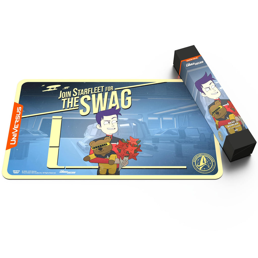UniVersus: Star Trek: Lower Decks - Brad Boimler Playmat - 24 x 14 Neoprene Mat, Tabletop Card Game Accessory, UVS Games, Officially Licensed - 4
