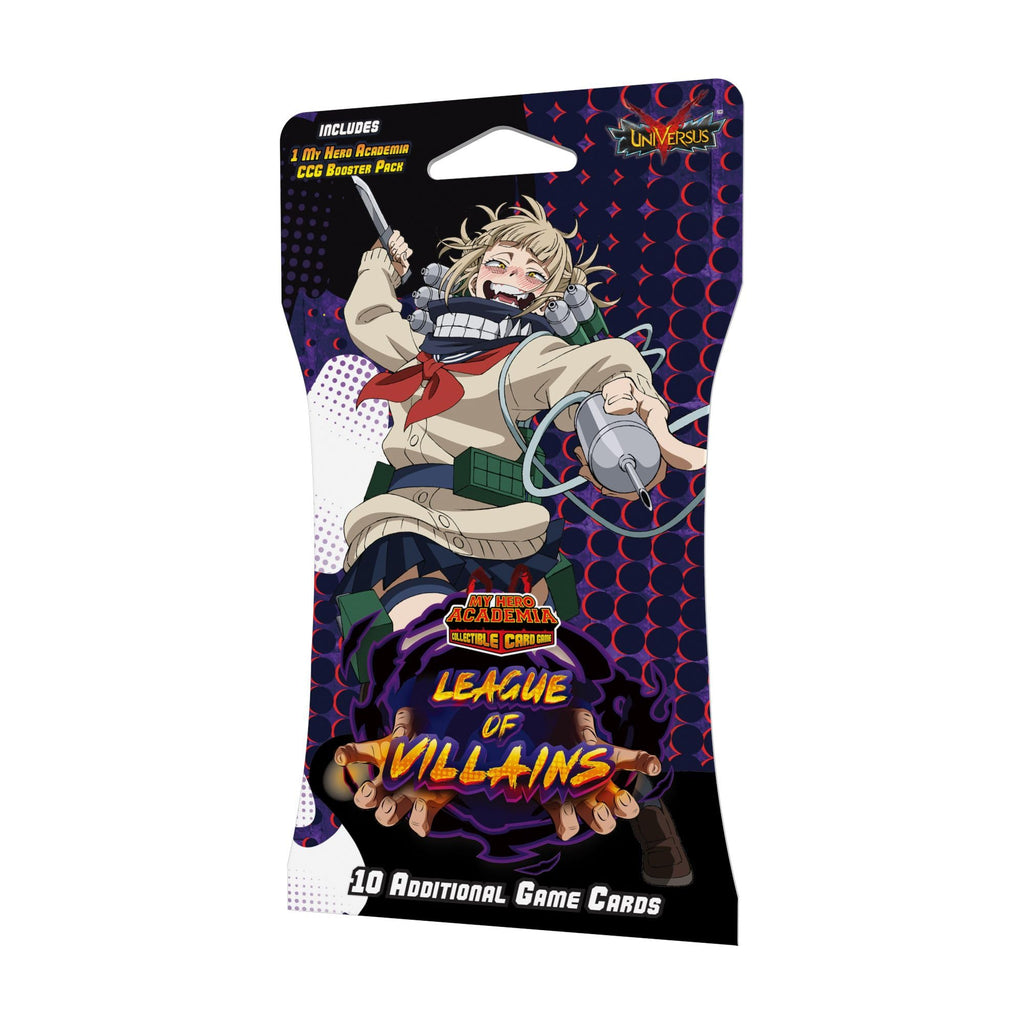 My Hero Academia Collectible Card Game Set 4: League of Villains Booster Pack - Individual Expansion Pack with 10 Additional Game Cards - 2